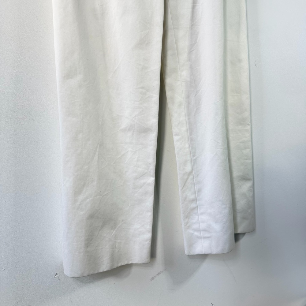 Bill Blass Ivory Cream High Waist Trousers Size Small 4/6 Vintage Tailored Pants - Picture 3 of 9